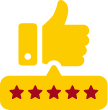 Customer satisfaction rating